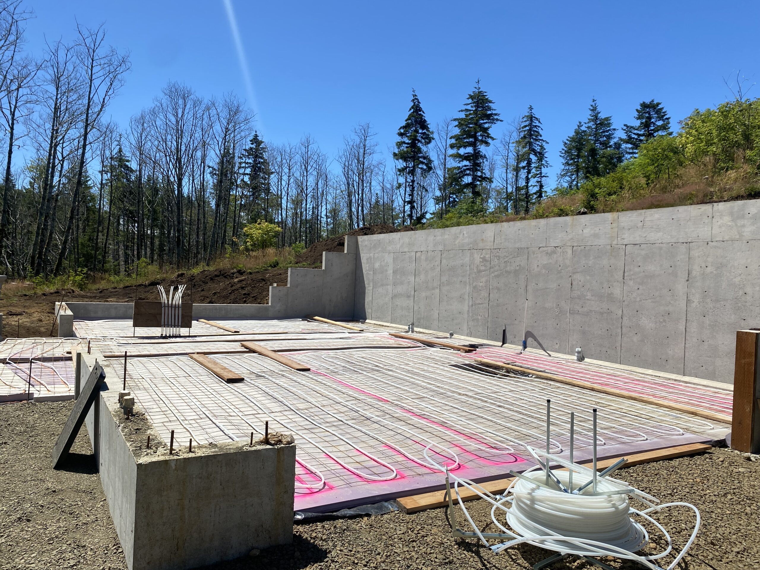 house concrete slab